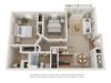 Two Bedroom, Two Bathroom A